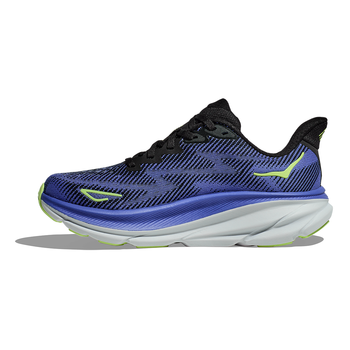 Hoka Clifton 9 - Black - Stellar Blue