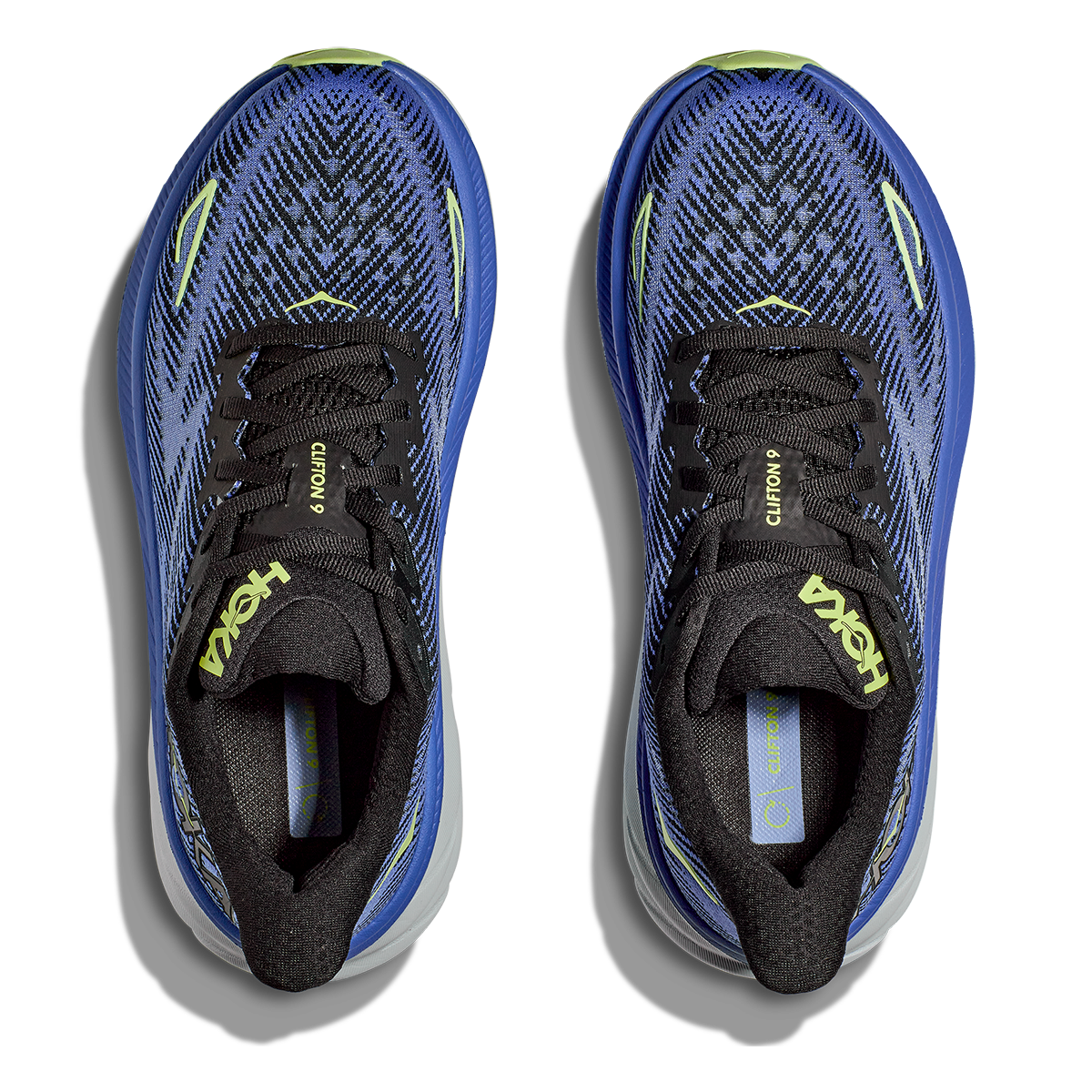 Hoka Clifton 9 - Black - Stellar Blue