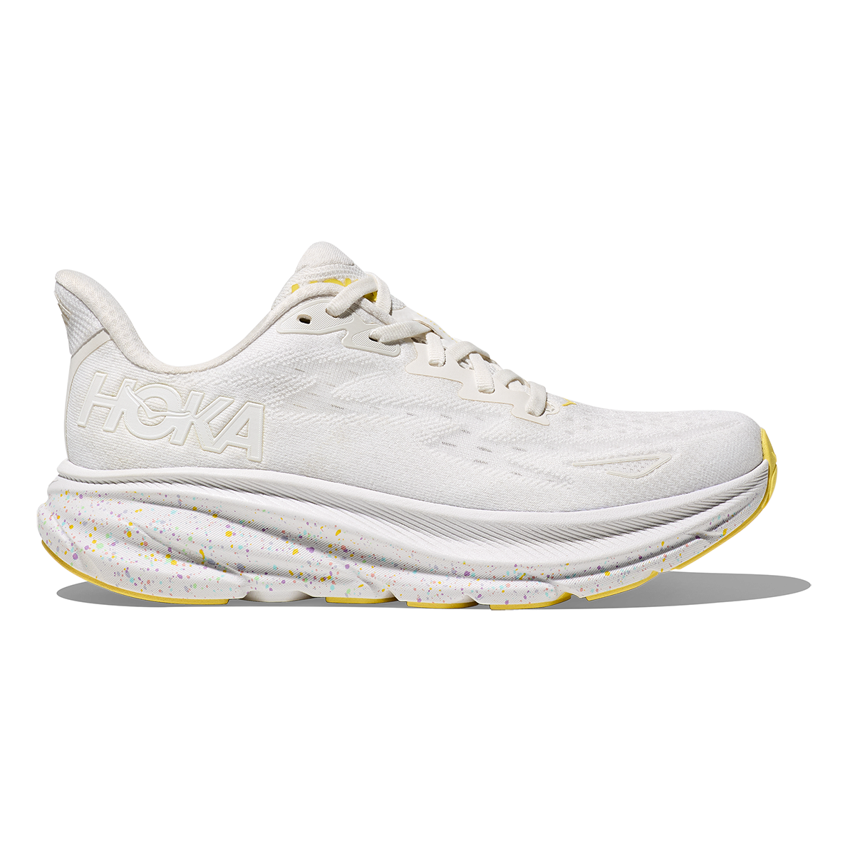 Hoka Clifton 9 - White - Lemonade