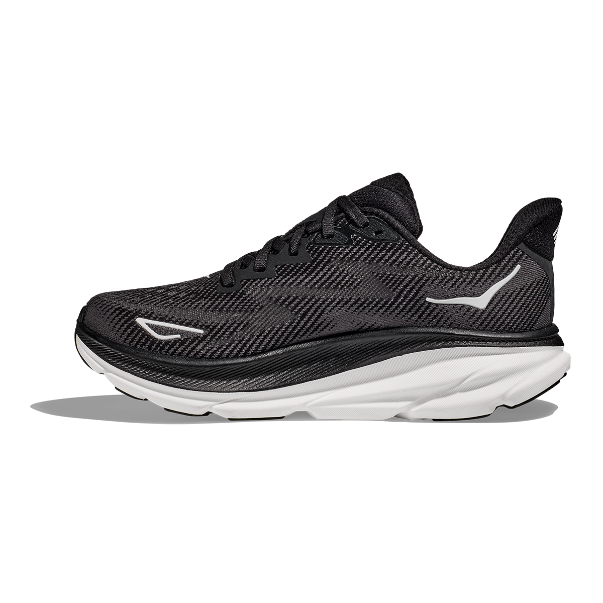 Hoka Clifton 9 - Black - White