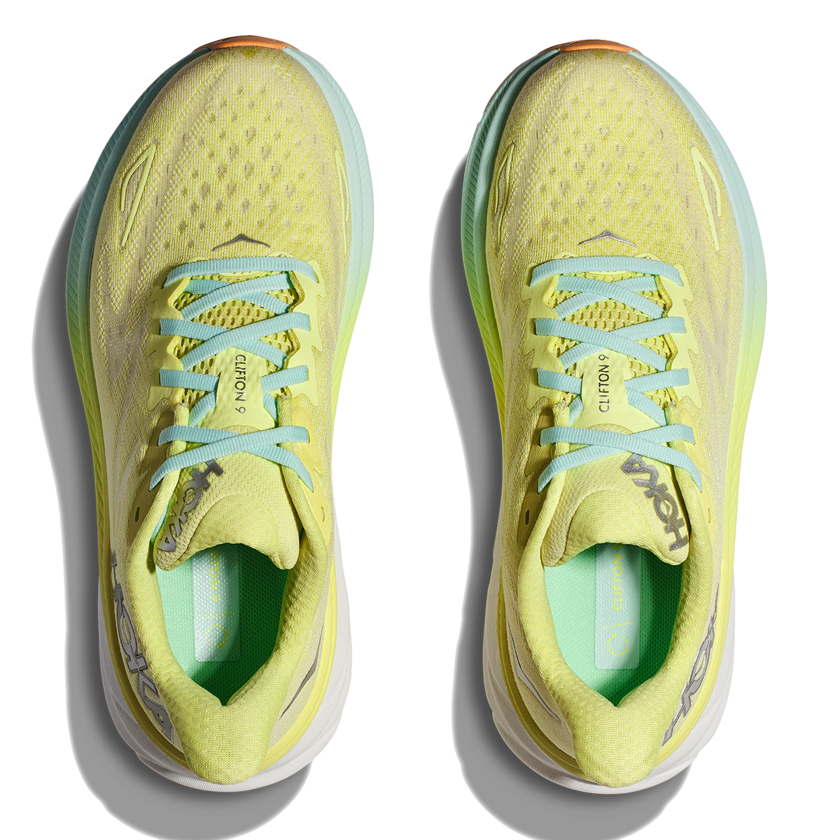 Hoka Clifton 9 - Citrus Glow - Sunlit Ocean