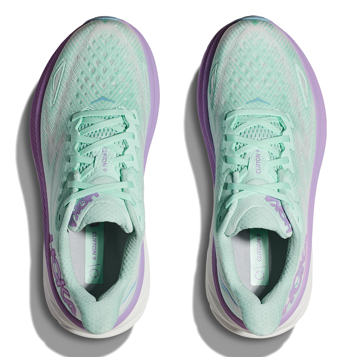 Hoka Clifton 9 - Sunlit Ocean - Lilac Mist