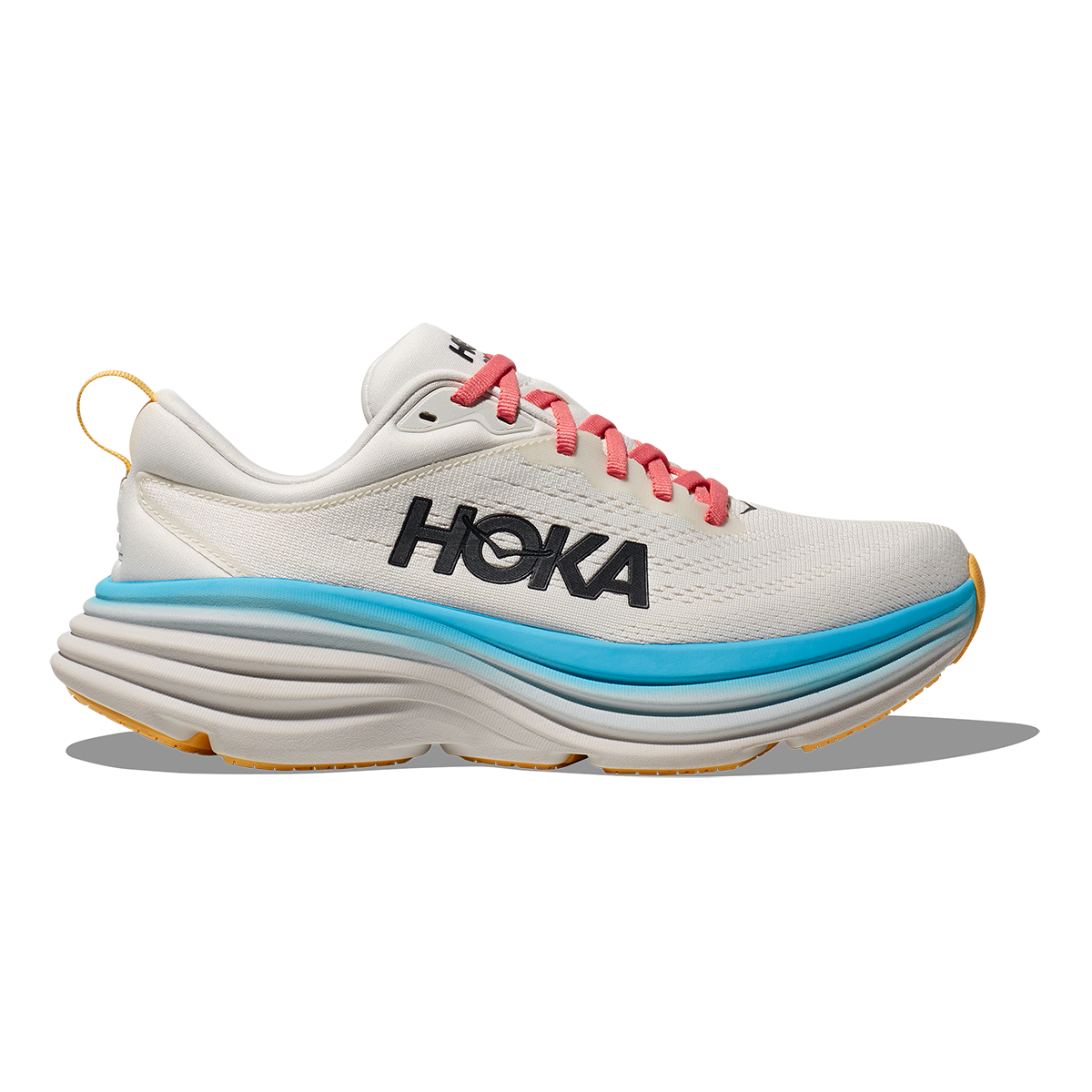 Hoka Bondi 8 - Blanc de Blanc - Swim Day