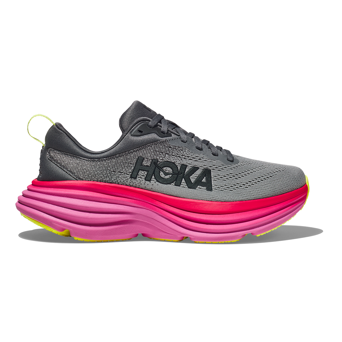 Hoka Bondi 8 - Castlerock - Strawberry