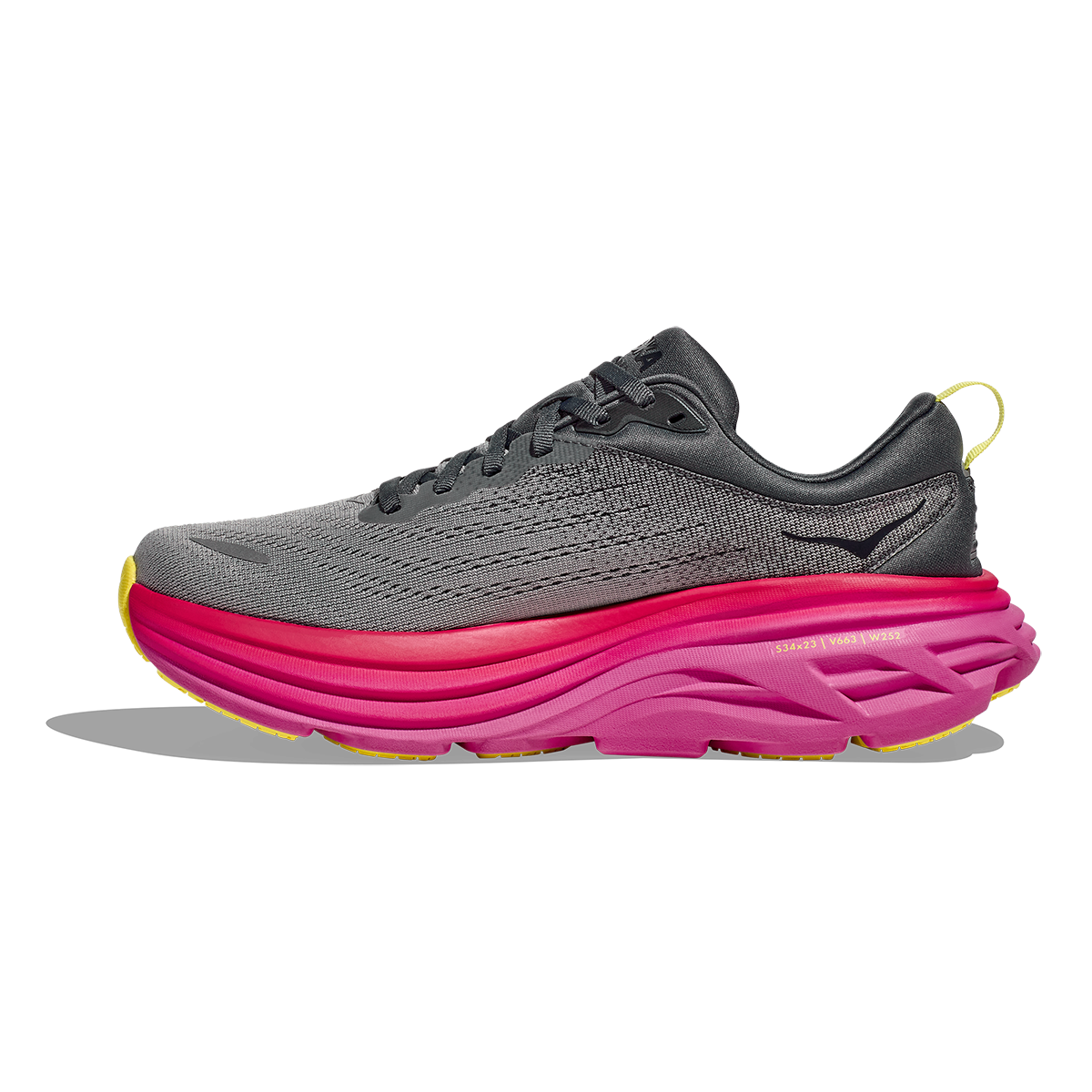 Hoka Bondi 8 - Castlerock - Strawberry