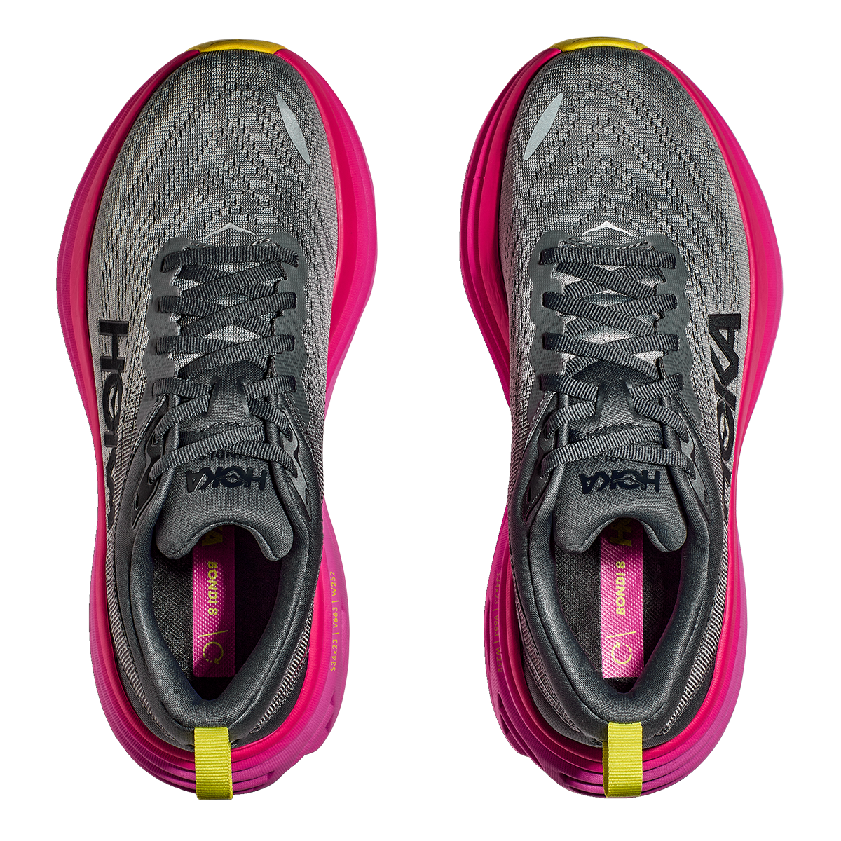 Hoka Bondi 8 - Castlerock - Strawberry