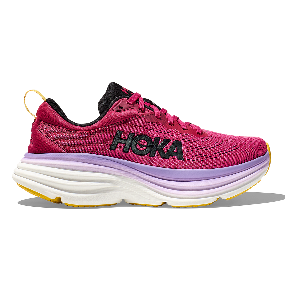 Hoka Bondi 8 - Cherries Jubilee - Pink Yarrow