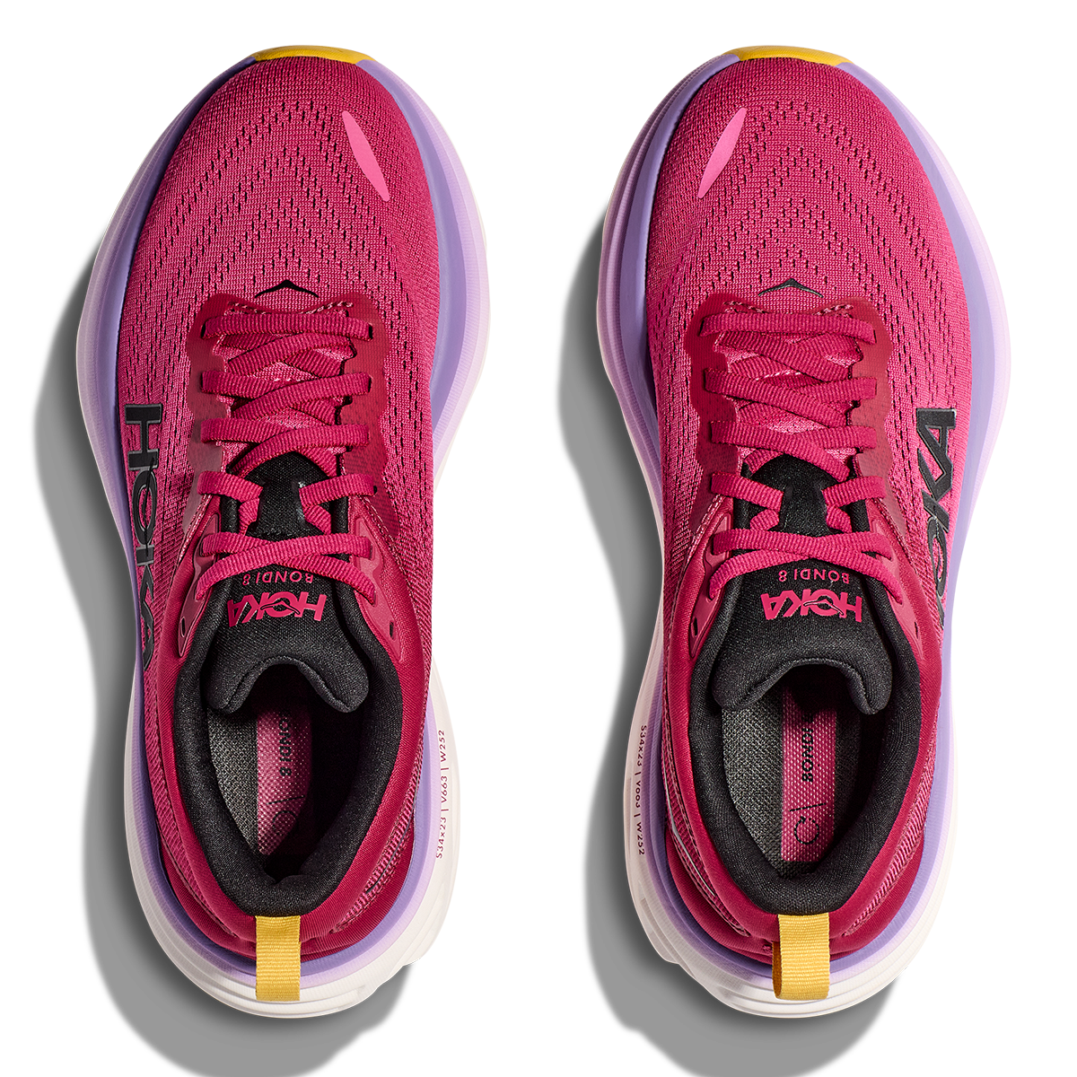 Hoka Bondi 8 - Cherries Jubilee - Pink Yarrow