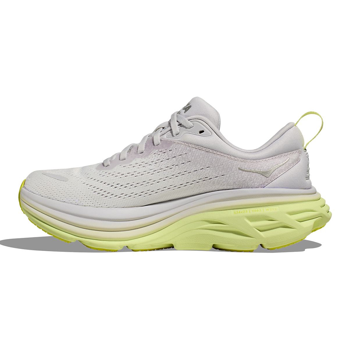 Hoka Bondi 8 - Nimbus Cloud - Luminary Green