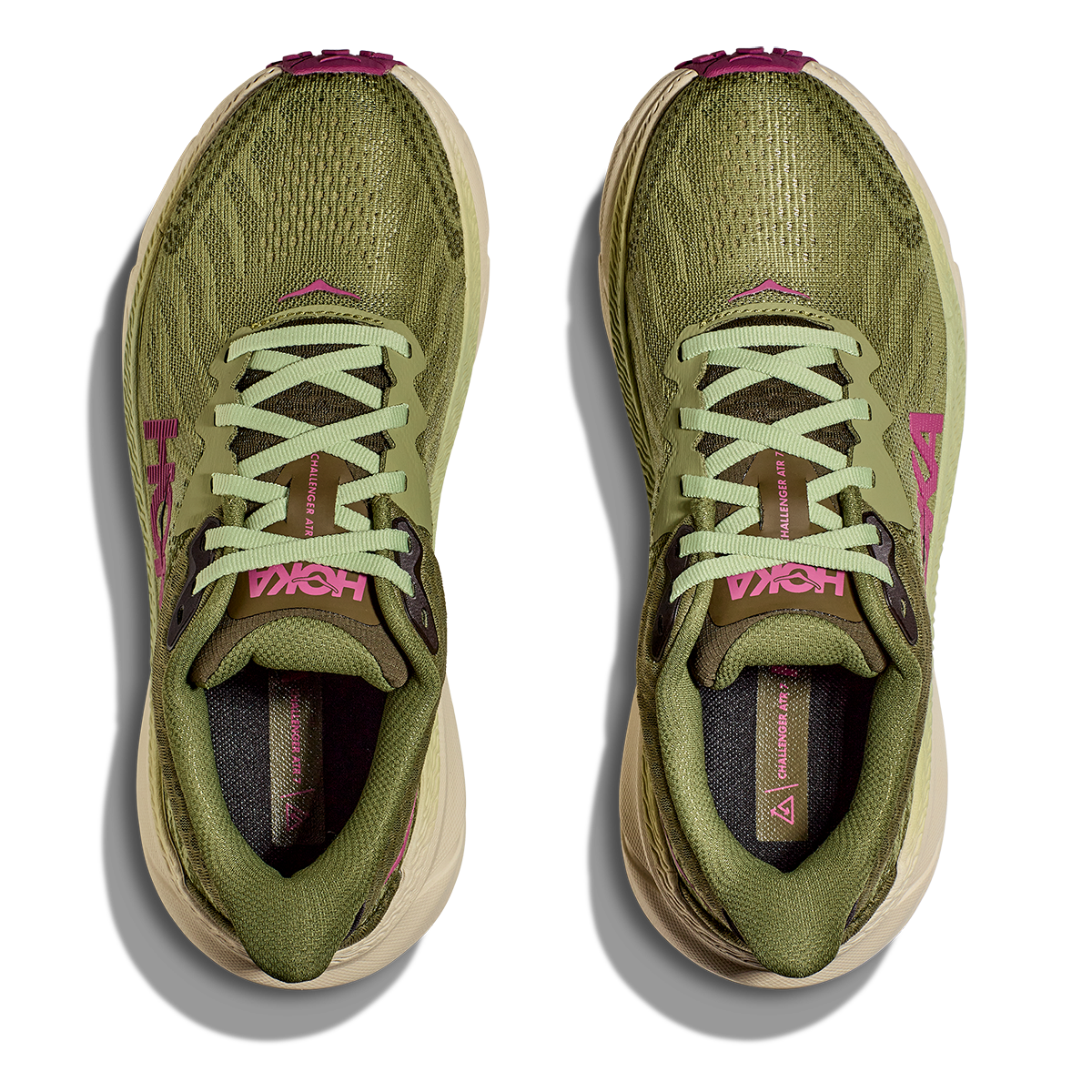 Hoka Challenger ATR 7 - Forest Floor - Beet Root