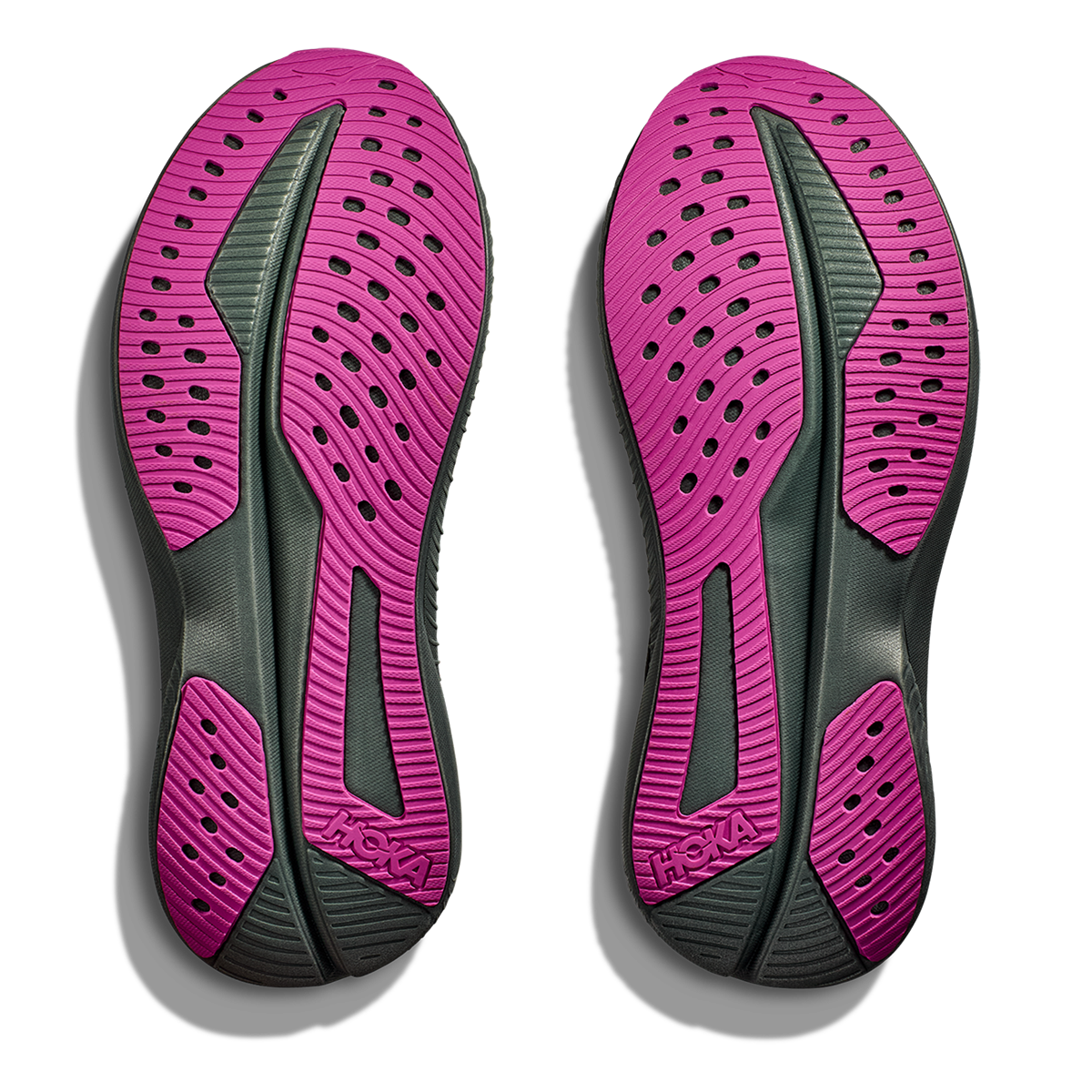 Hoka Mach 6 - Black - Fuchsia