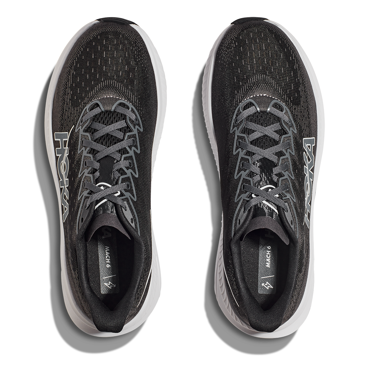 Hoka Mach 6 - Black - White