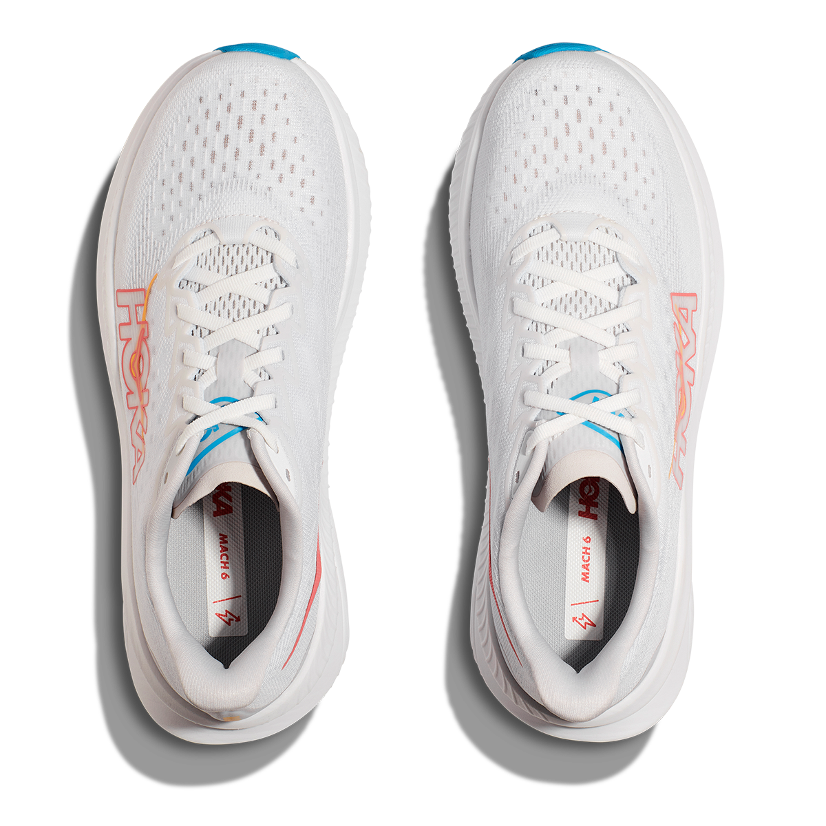 Hoka Mach 6 - White - Nimbus Cloud