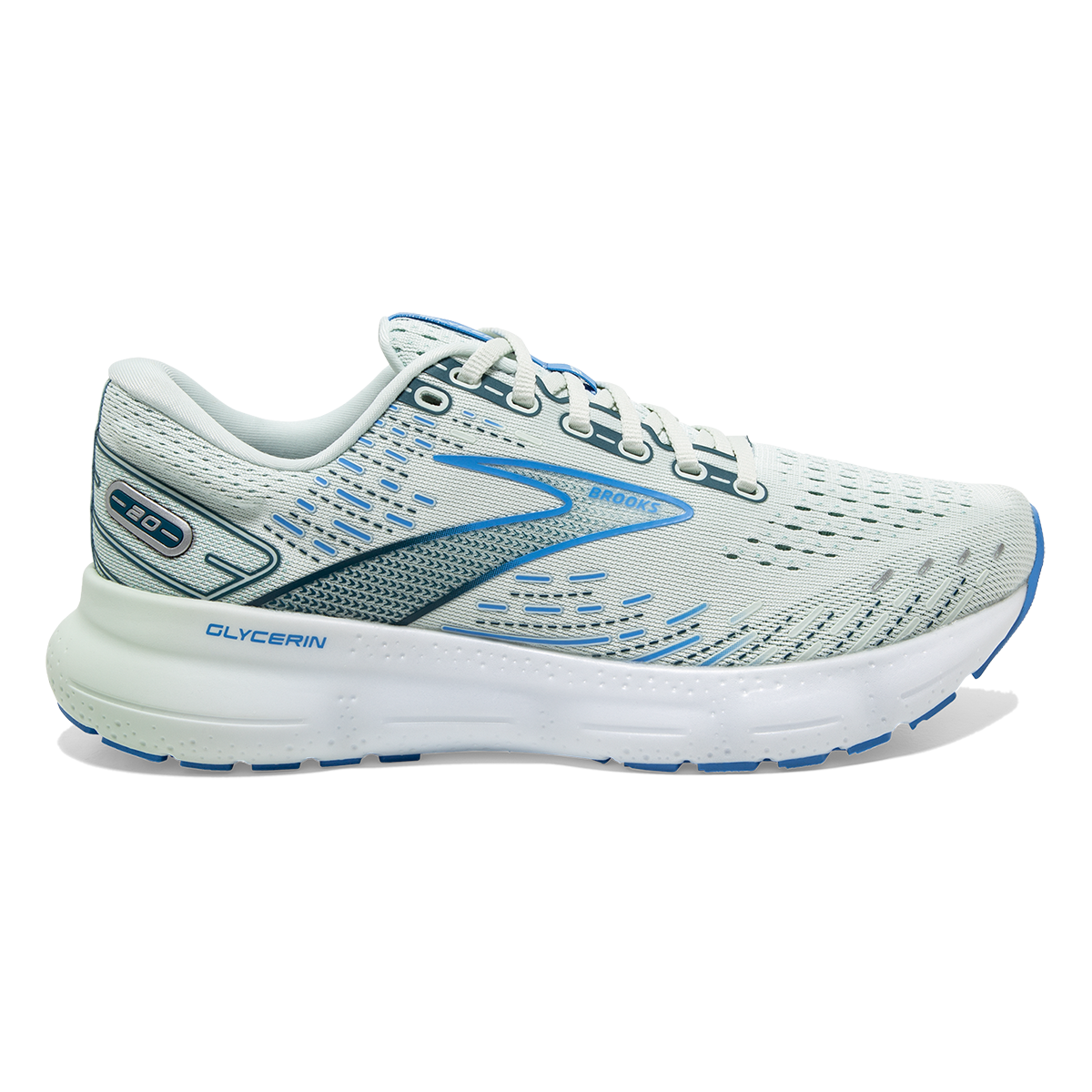 Brooks Glycerin 20 - Blue Glass - Marina - Legion Blue