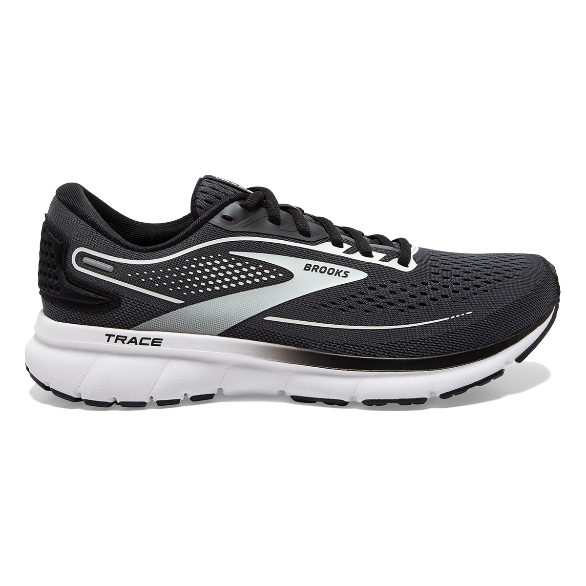 Brooks Trace 2 - Ebony - Black - White