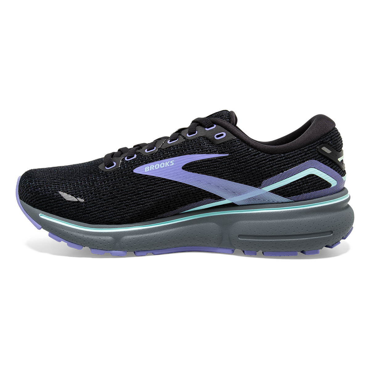 Brooks Ghost 15 - Black - Jacaranda - Salt