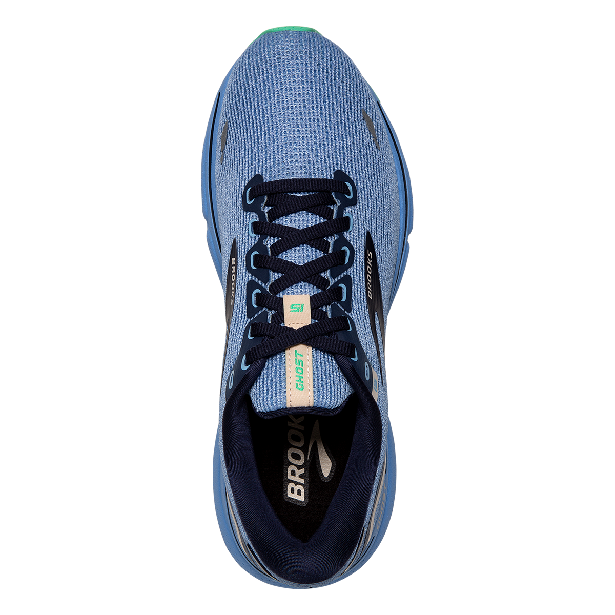 Brooks Ghost 15 - Vista Blue - Peacoat - Linen