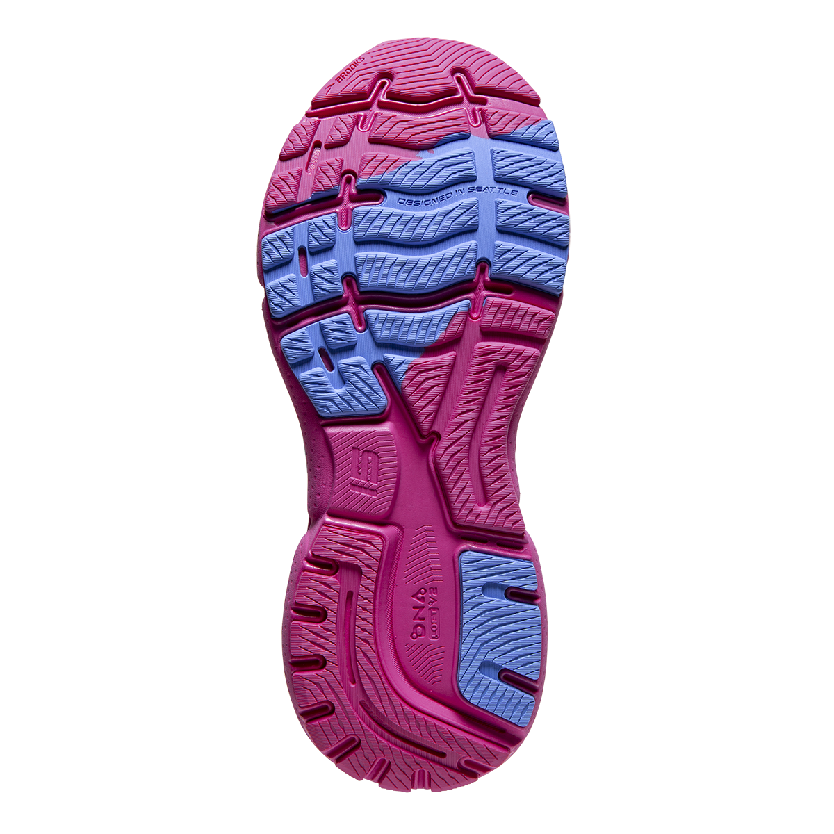 Brooks Ghost 15 - Pink Glo - Blue - Fuchsia