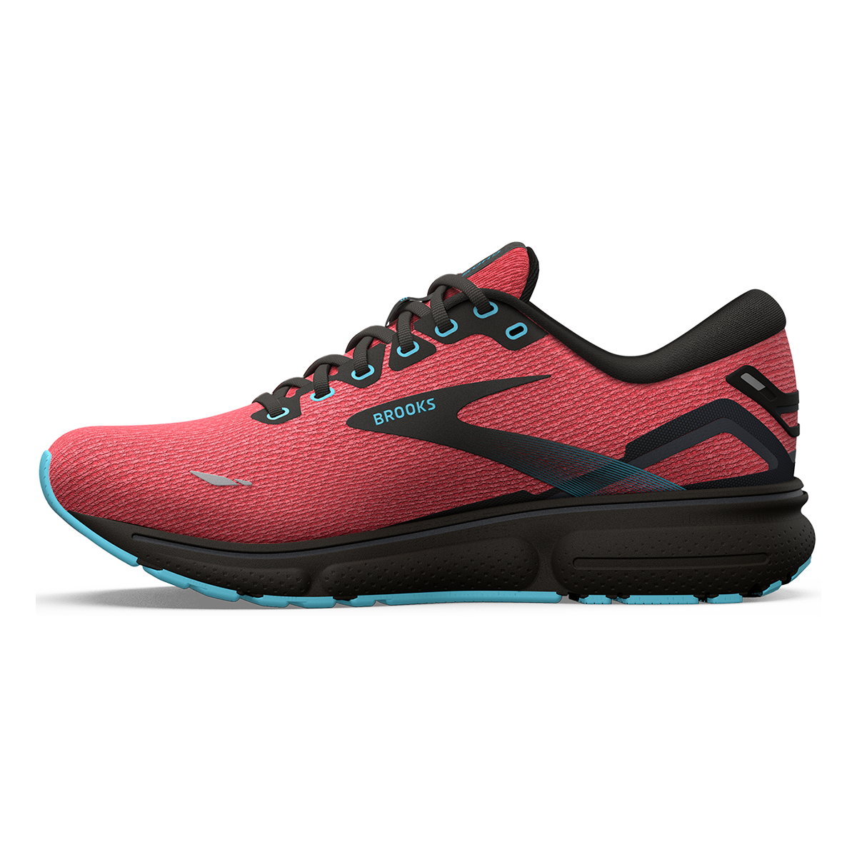 Brooks Ghost 15 - Coral - Black - Blue