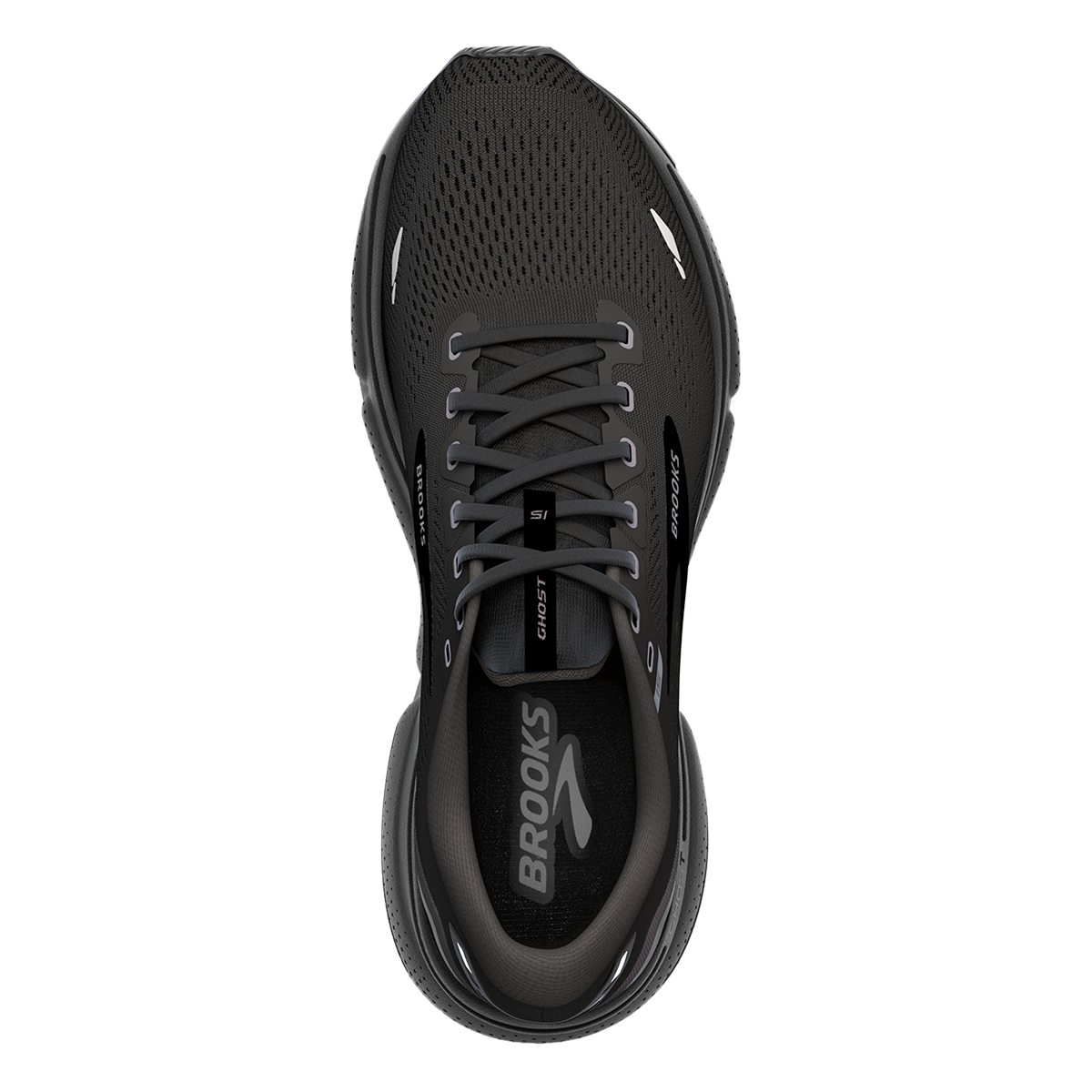 Brooks Ghost 15 - Black - Black - Ebony