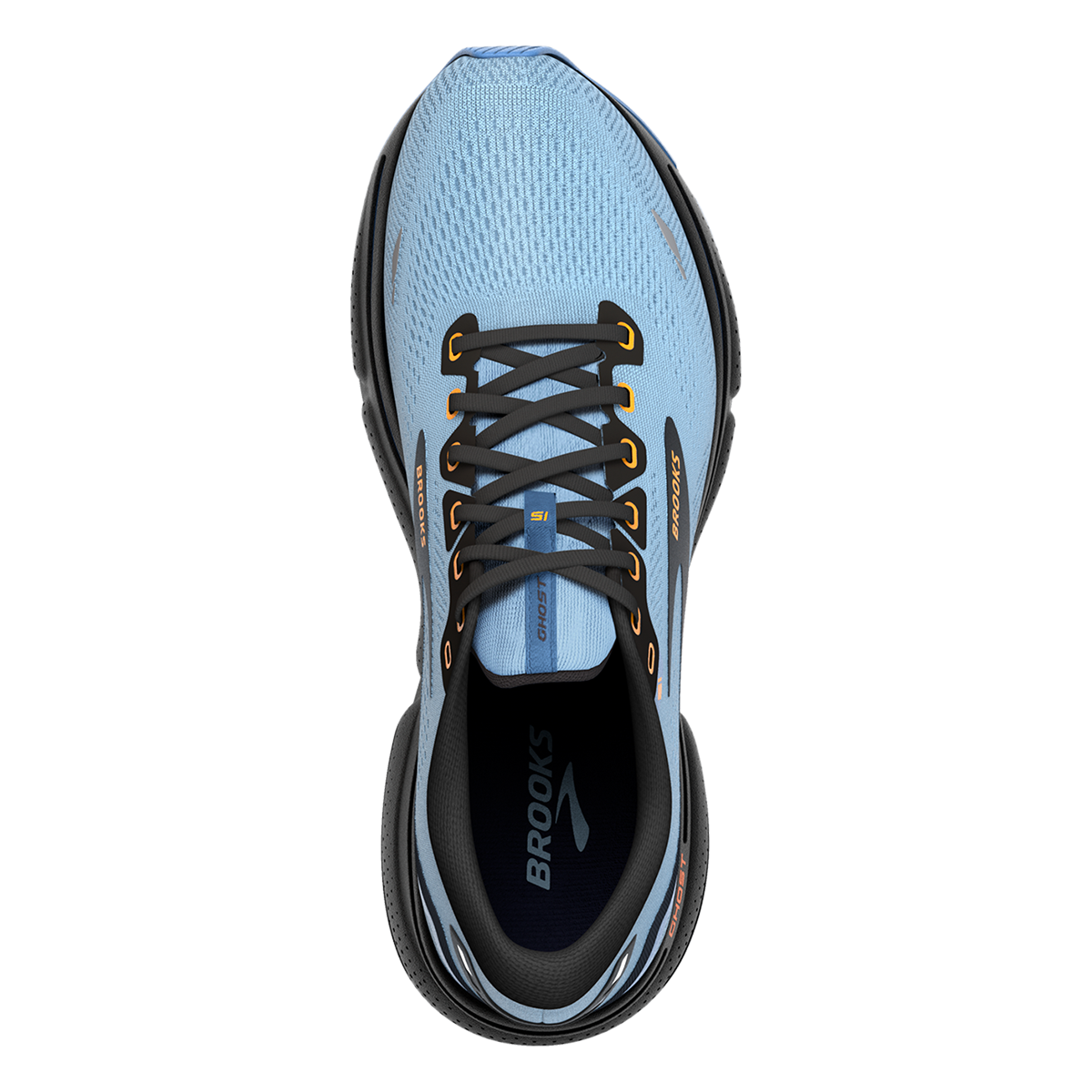 Brooks Ghost 15 - Light Blue - Black - Yellow