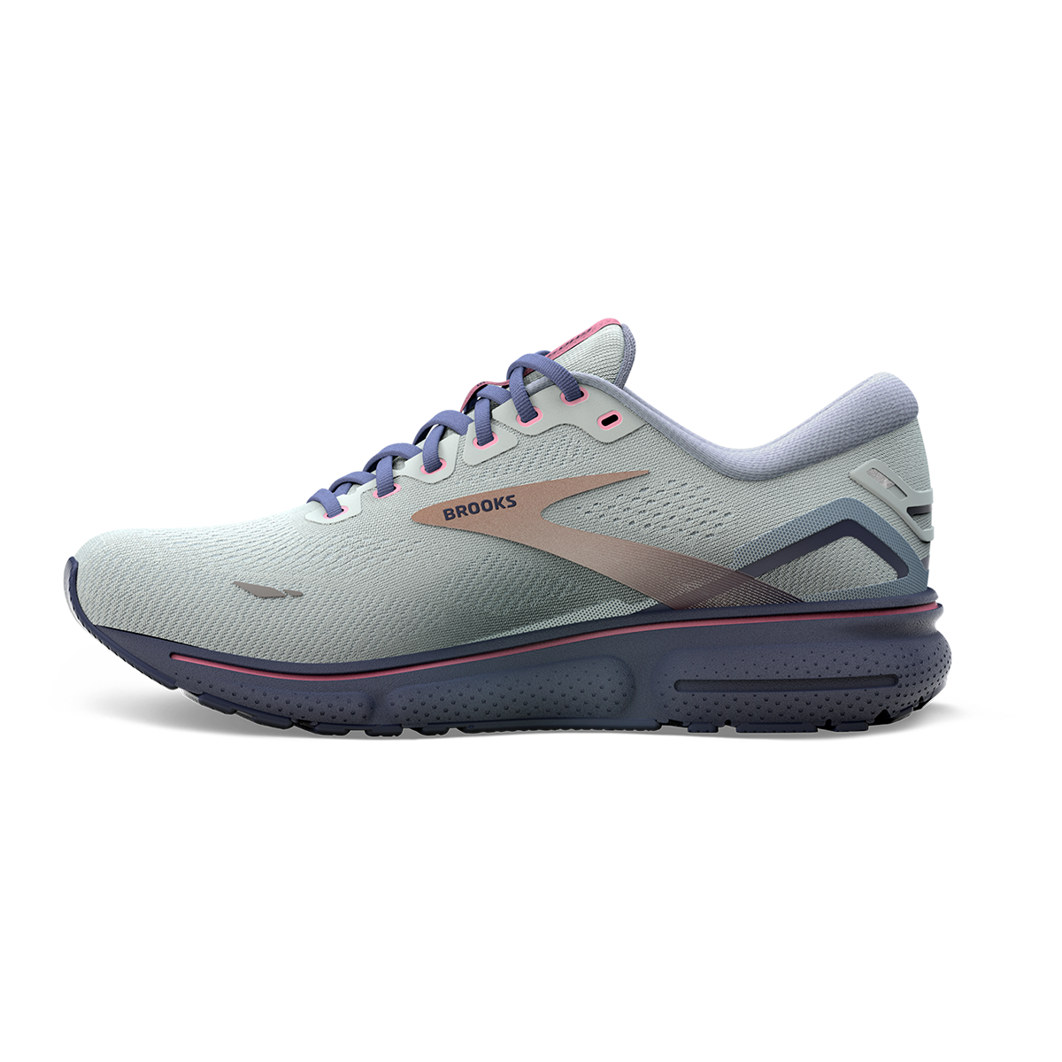 Brooks Ghost 15 - Spa Blue - Neo Pink - Copper