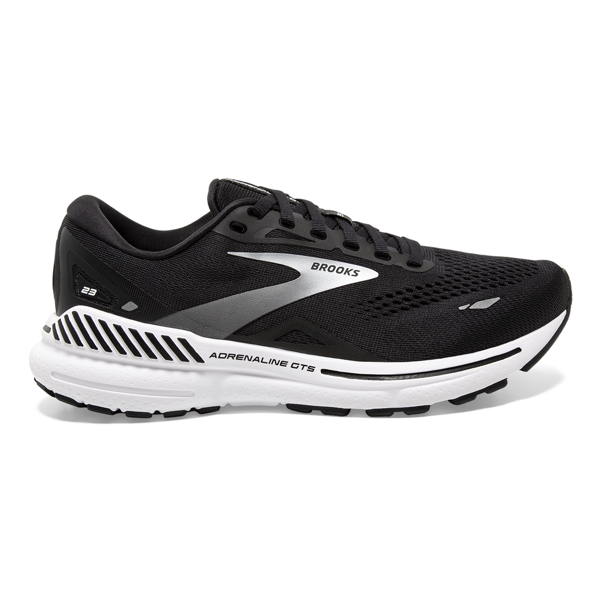 Brooks Adrenaline GTS 23 - Black - White - Silver