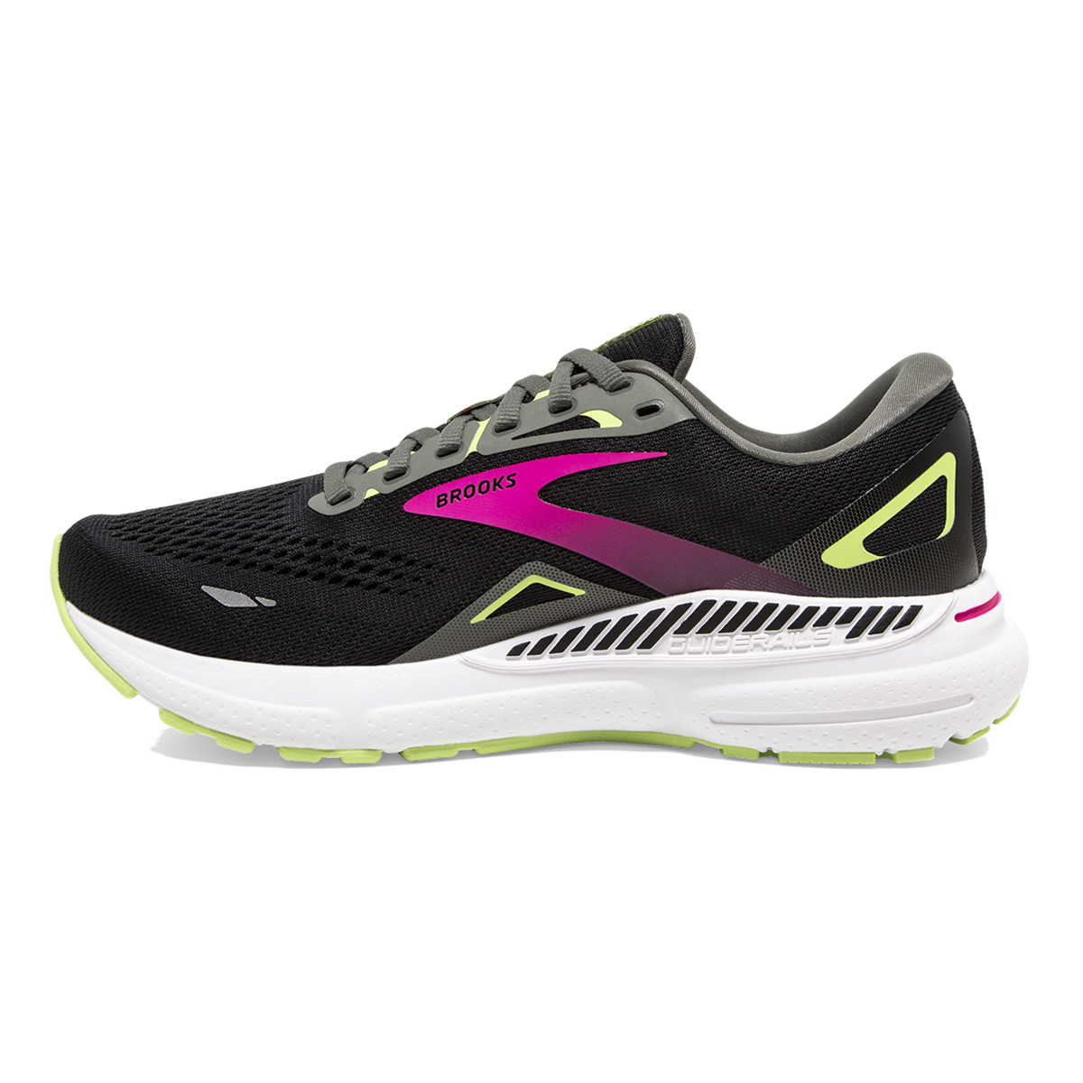 Brooks Adrenaline GTS 23 - Black - Gunmetal - Sharp Green