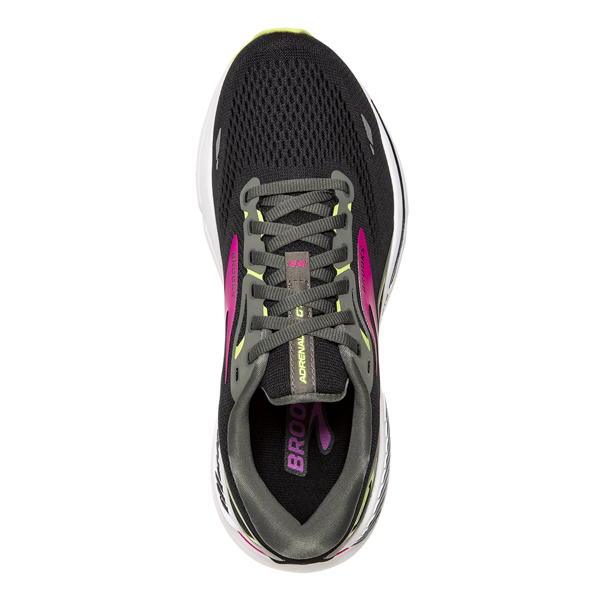 Brooks Adrenaline GTS 23 - Black - Gunmetal - Sharp Green