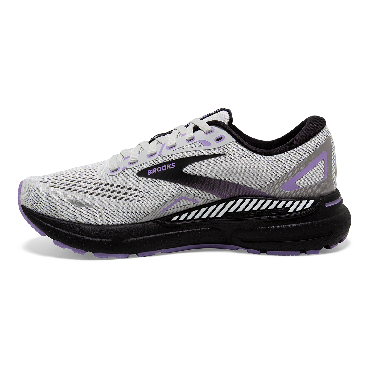 Brooks Adrenaline GTS 23 - Grey - Black - Purple