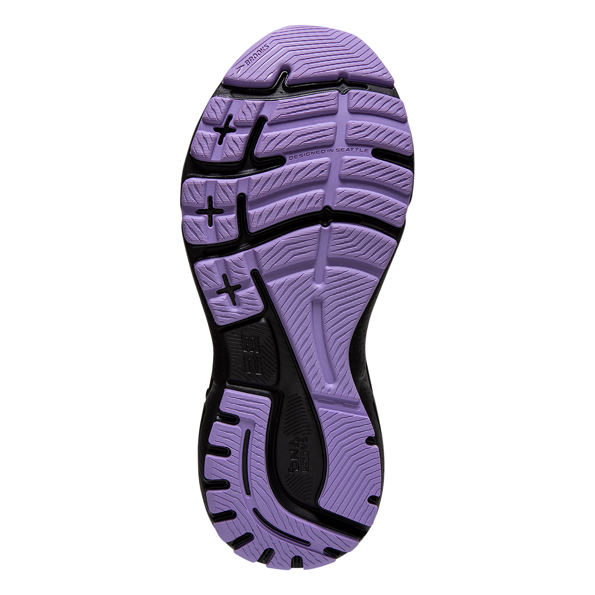 Brooks Adrenaline GTS 23 - Grey - Black - Purple