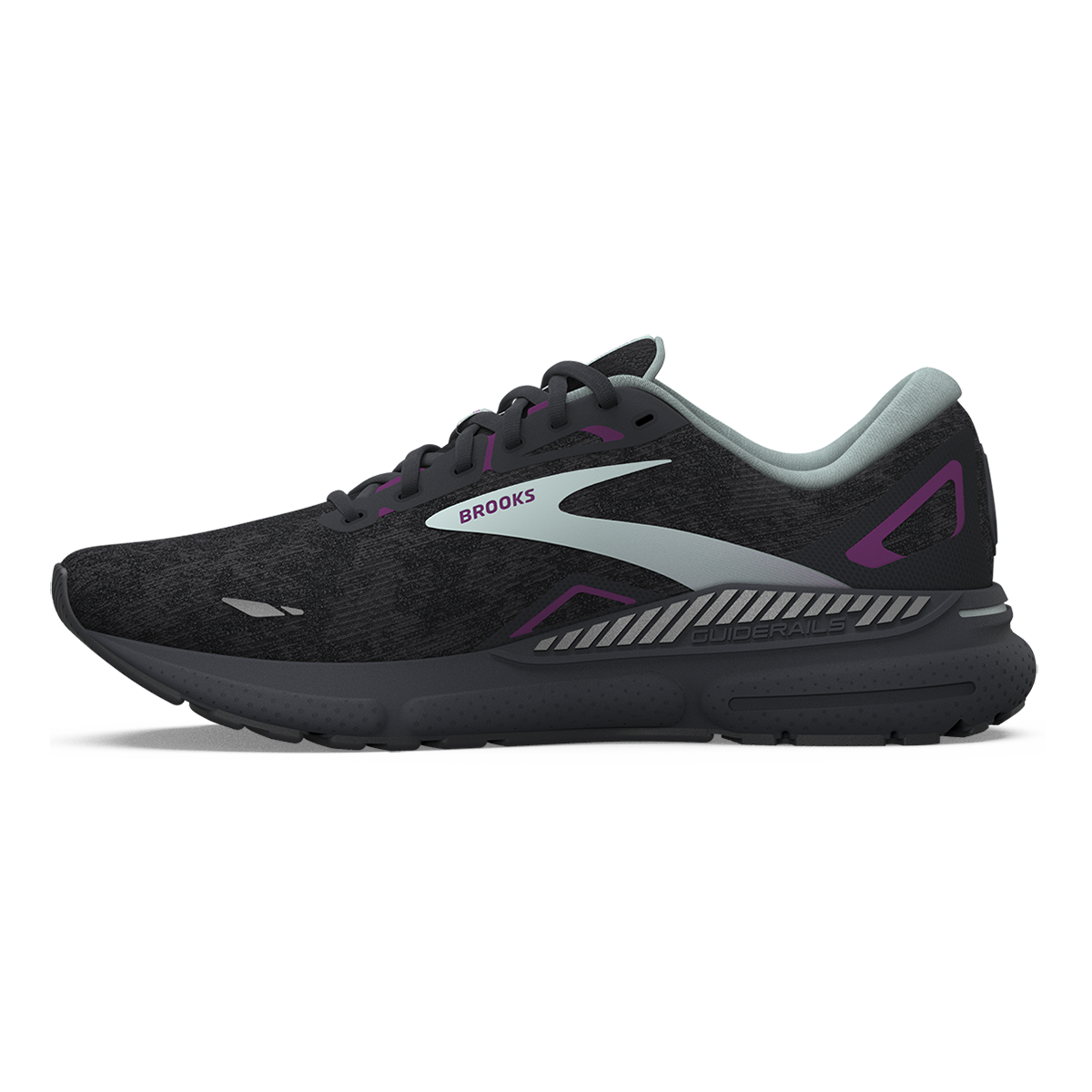 Brooks Adrenaline GTS 23 - Black - Light Blue - Purple