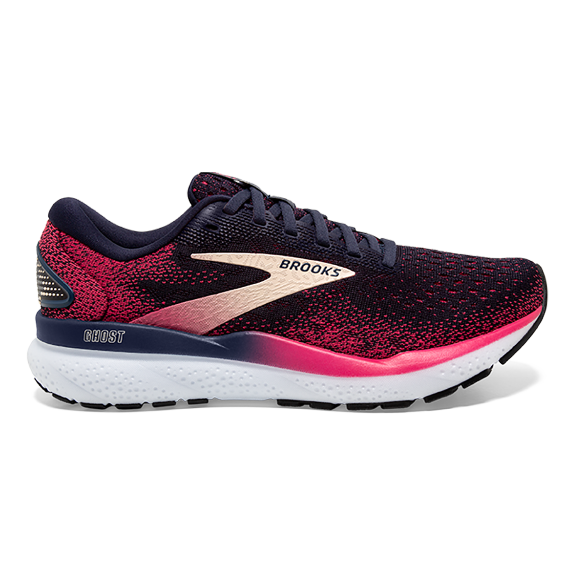 Brooks Ghost 16 - Peacoat - Raspberry - Apricot