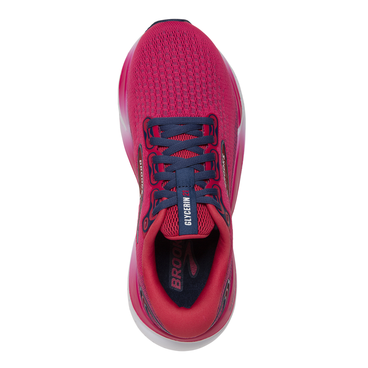 Brooks Glycerin 21 - Raspberry - Estate Blue