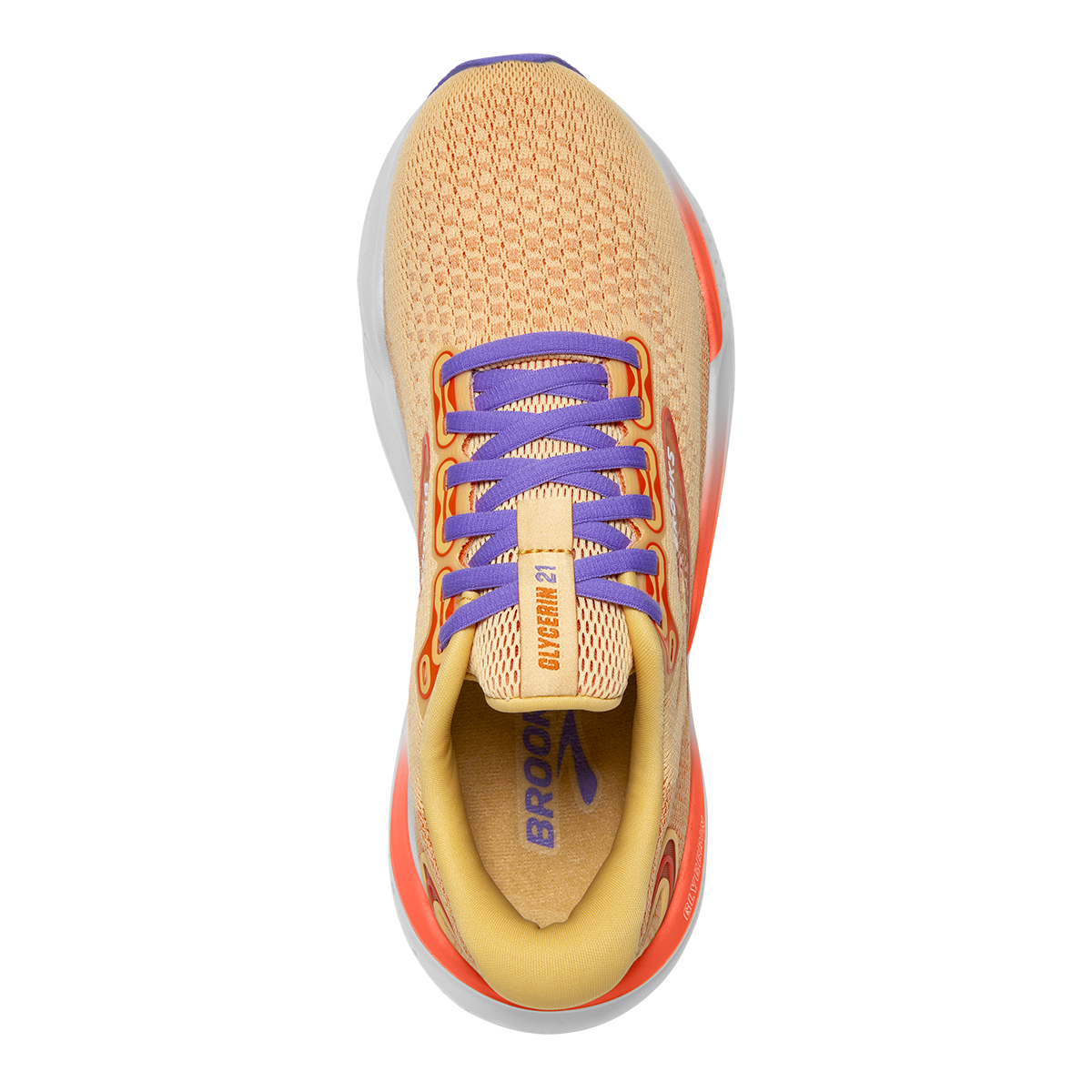 Brooks Glycerin 21 - Sunburst - Nasturtium - Purple