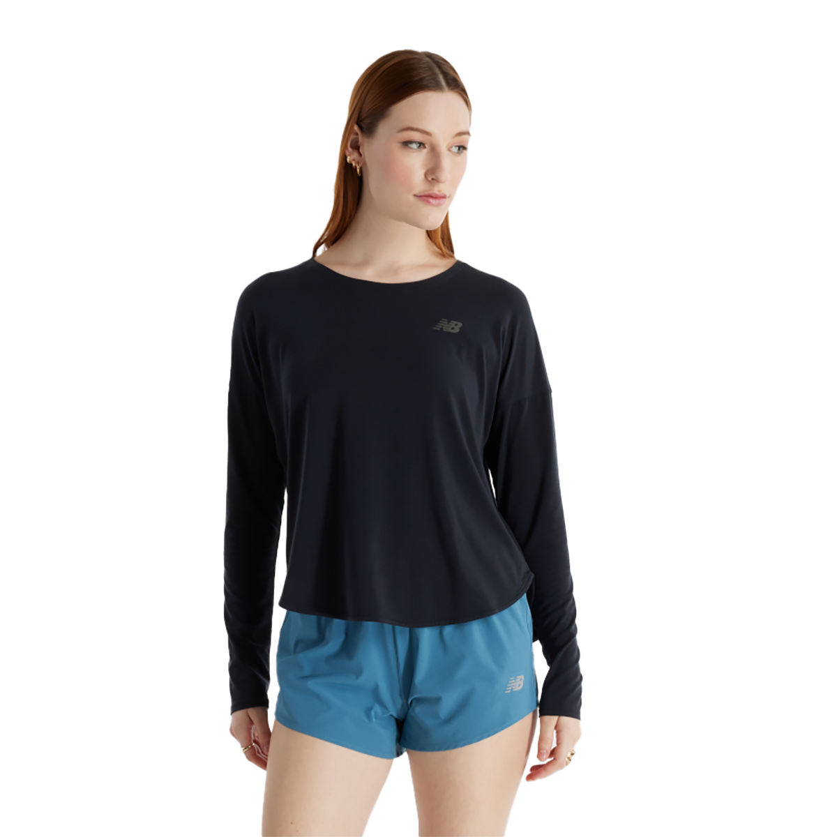 New Balance Drapey Jersey Long Sleeve T-Shirt