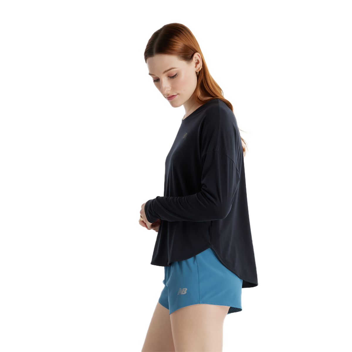 New Balance Drapey Jersey Long Sleeve T-Shirt