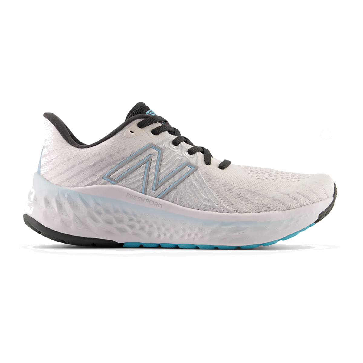 New Balance Fresh Foam X Vongo V5 - White - Bleach Blue - Silver Metallic